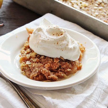 Gingered Pear Crisp