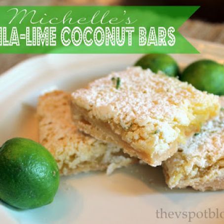 Tequila-Lime-Coconut Bars