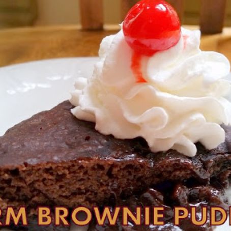 Slow Cooker Brownie Pudding