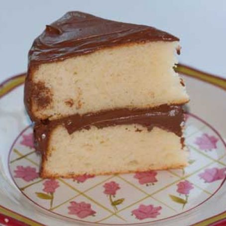 The Best Yellow Cake with Chocolate Frosting