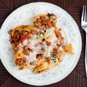 “Lasagna” Stuffed Shells