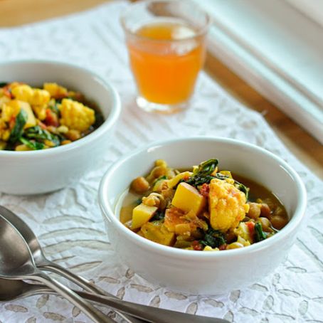 Curried Vegetable and Chickpea Stew