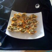 Ahi Tuna Tartar on Wonton Crisps