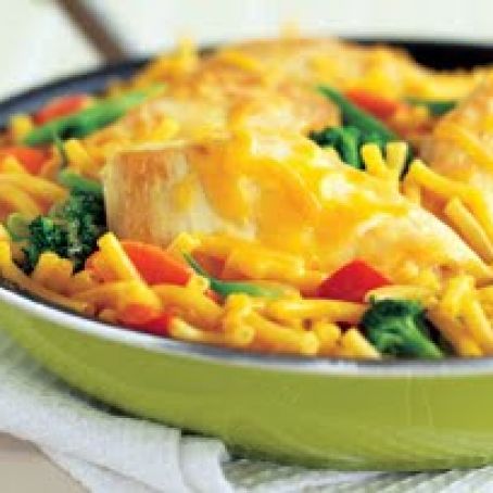 Extra Cheesy Chicken and Noodles