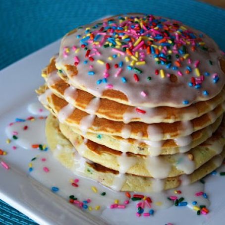 Cake Batter Pancakes