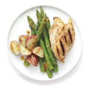 Grilled Chicken & Spring Vegetables