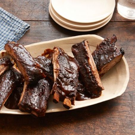 Slow Cooker Country-Style Barbecued Ribs