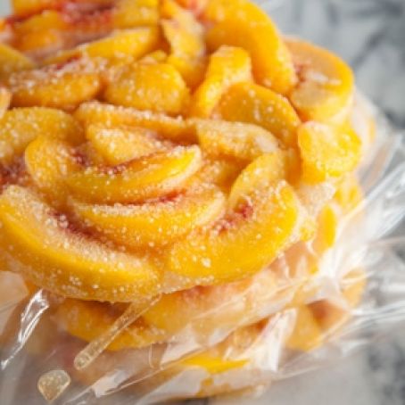 Peach Pie - Frozen Filling