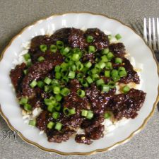 Spicy Korean Beef (using ground beef)