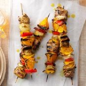 Curried Pork & Orange Kabobs