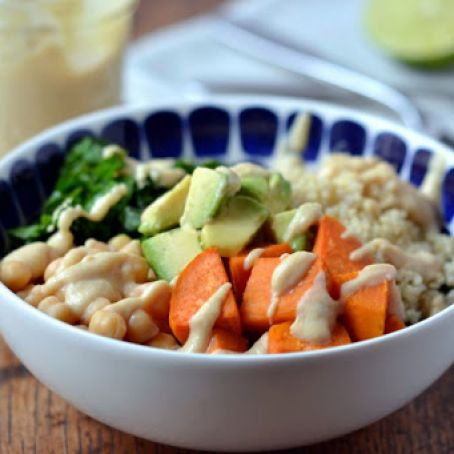 Maple-Chipotle Chickpea Salad Dressing