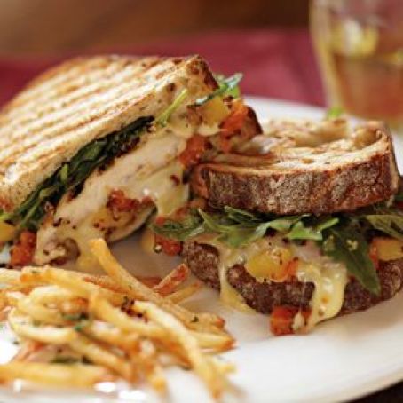 Meals (Chicken and Camembert Melt with Matchstick Fries)