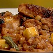 Chicken and Polenta with Celery Root and Sage -Mario B