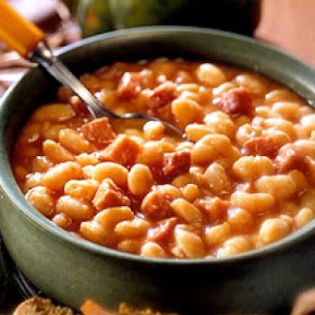 Iron Kettle Ham and Beans
