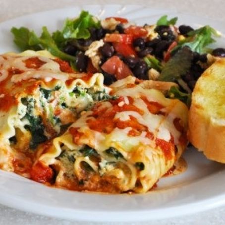 Pesto Lasagna Rolls