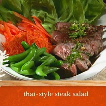 Thai-style Steak Salad with Spicy Mint Dressing