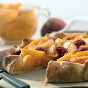 Rustic Peach Tart