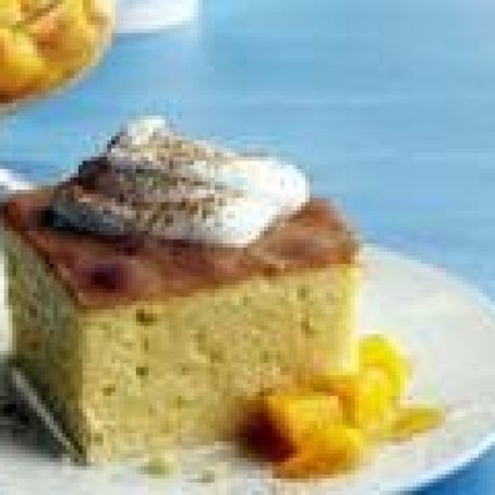 Tres Leches Cake with Mango