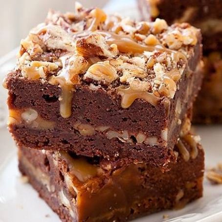 Turtle Brownies from Ghiradelli Soda Fountain & Chocolate Shop - Downtown Disney