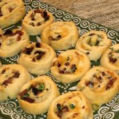 FOUR CHEESE BACON PINWHEELS