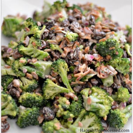 Broccoli Bacon Raisin Salad