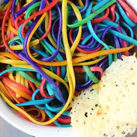 Colorful Rainbow Pasta