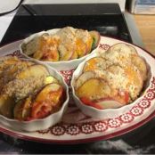 Au gratin zucchini and potatoes  sues