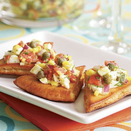 Egg Salad with Smoked Salmon, Capers & Dill