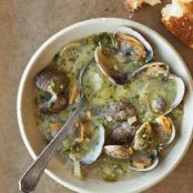Clams in Fennel Broth with Parsley Vinaigrette