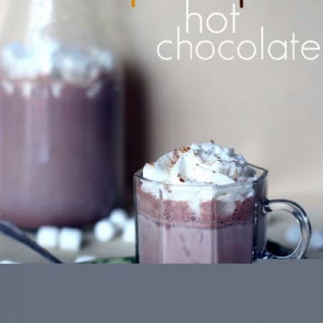 Pumpkin Spice Hot Chocolate