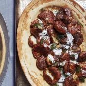 Creme Fraiche Smashed Potatoes