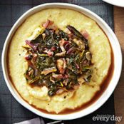 GREENS - Agrodolce Greens & Bacon on Polenta