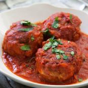 John’s Tomato Sauce with Veal Meatballs