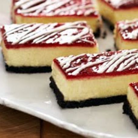 White Chocolate-Raspberry Cheesecake Bars