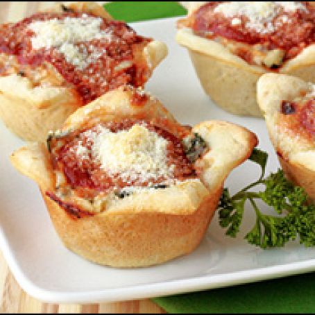 Sausage and Kale Pizzettes