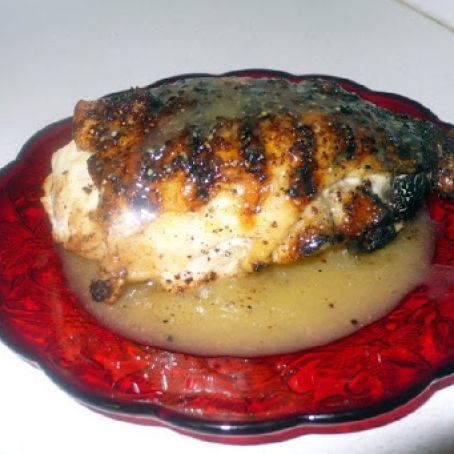 GRILLED 16 SPICE CHICKEN WITH BLACK PEPPER SAUCE (BOBBY FLAY)