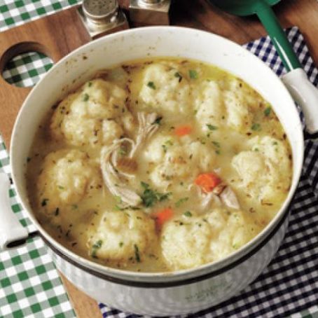 Classic Chicken and Dumplings (No Broth)