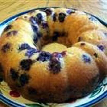 Blueberry Sour Cream Coffee Cake