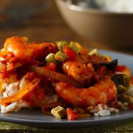 Spicy Shrimp with Sauce
