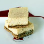 Eggnog Cheesecake Bars
