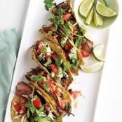 Seared steak fajitas