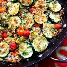 Zucchini Tomato Gratin
