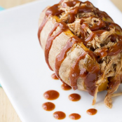 Pulled Pork Stuffed Sweet Potatoes