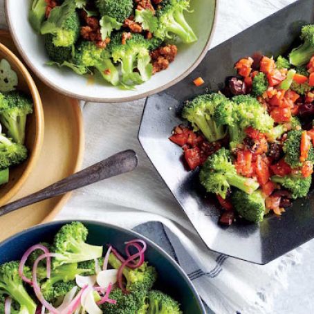 Steamed Broccoli with Chorizo