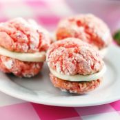 Strawberry Sandwich Cookies