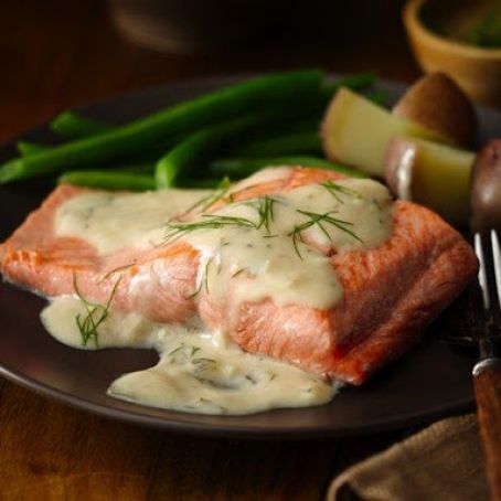 Lemon Garlic Dilled Salmon