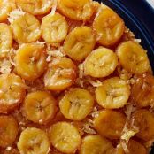 Banana Coconut Upside Down Cake