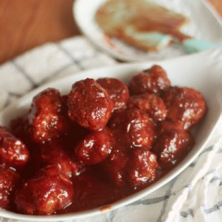 Spicy Cranberry Meatballs