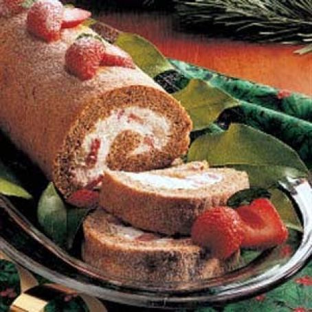 Strawberry Nut Roll