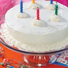 Low Carb White Birthday Cake